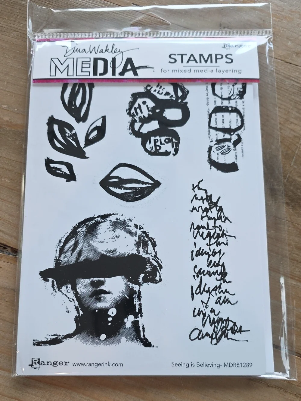 New Dina Wakley Cling Stamps